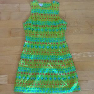 Vintage 1970s vertigo Paris floral shift dress